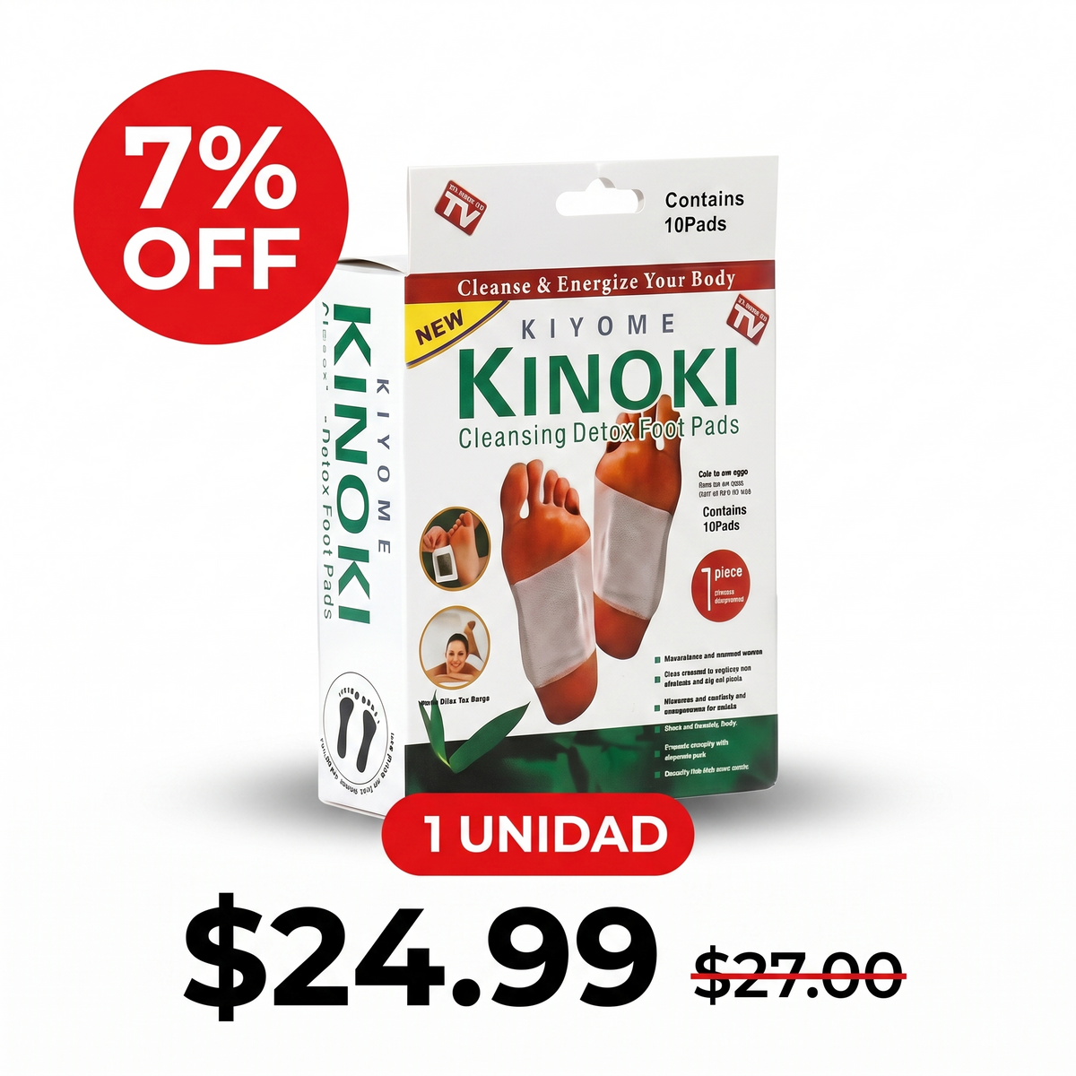 Parches Kinoki - 1 Caja