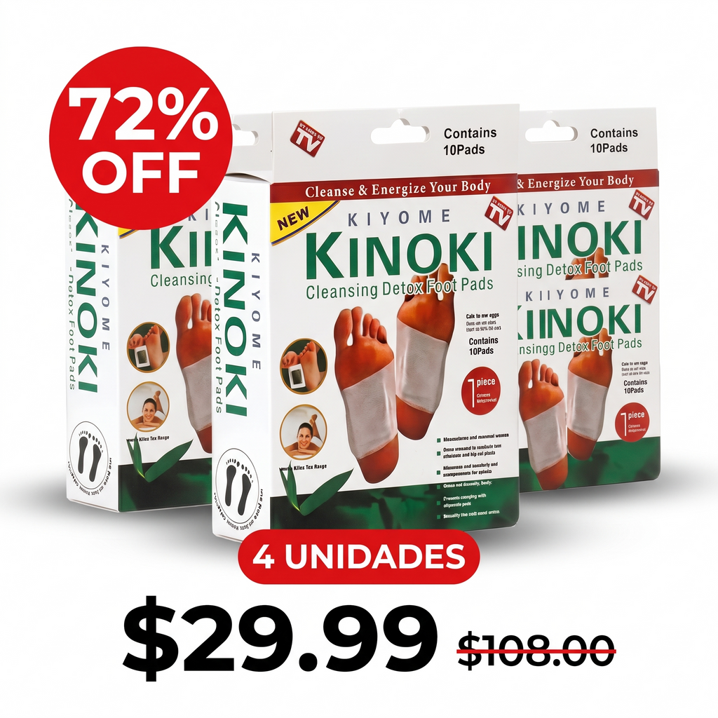 Parches Kinoki - 4 Cajas