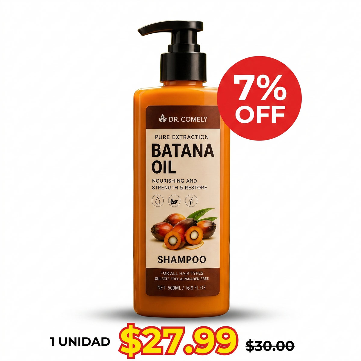 Shampoo Batana Oil - 1 Unidad